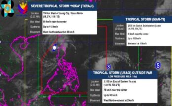 Tropical storm enters PAR, is named Ofel