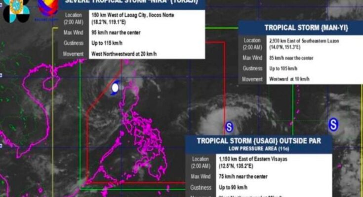 Tropical storm enters PAR, is named Ofel